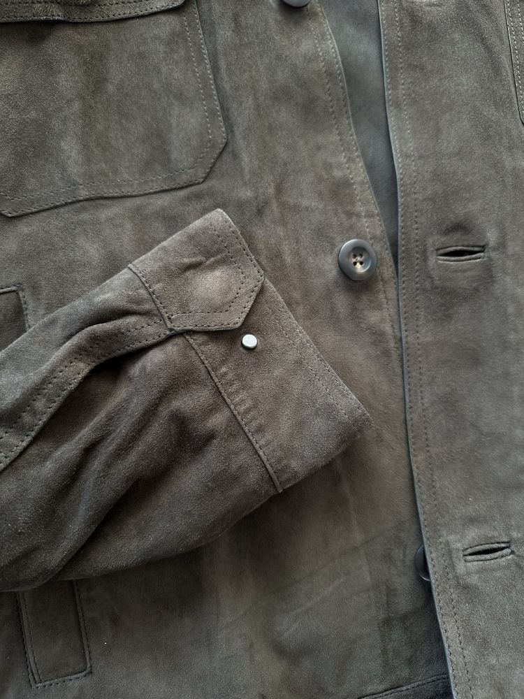 Мъжко велурено яке Massimo Dutti, S