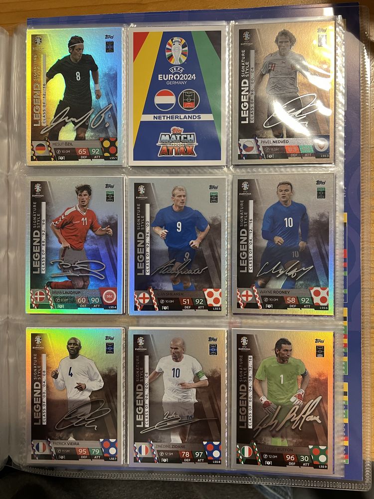 Продавам карти Match Attax Euro 2024