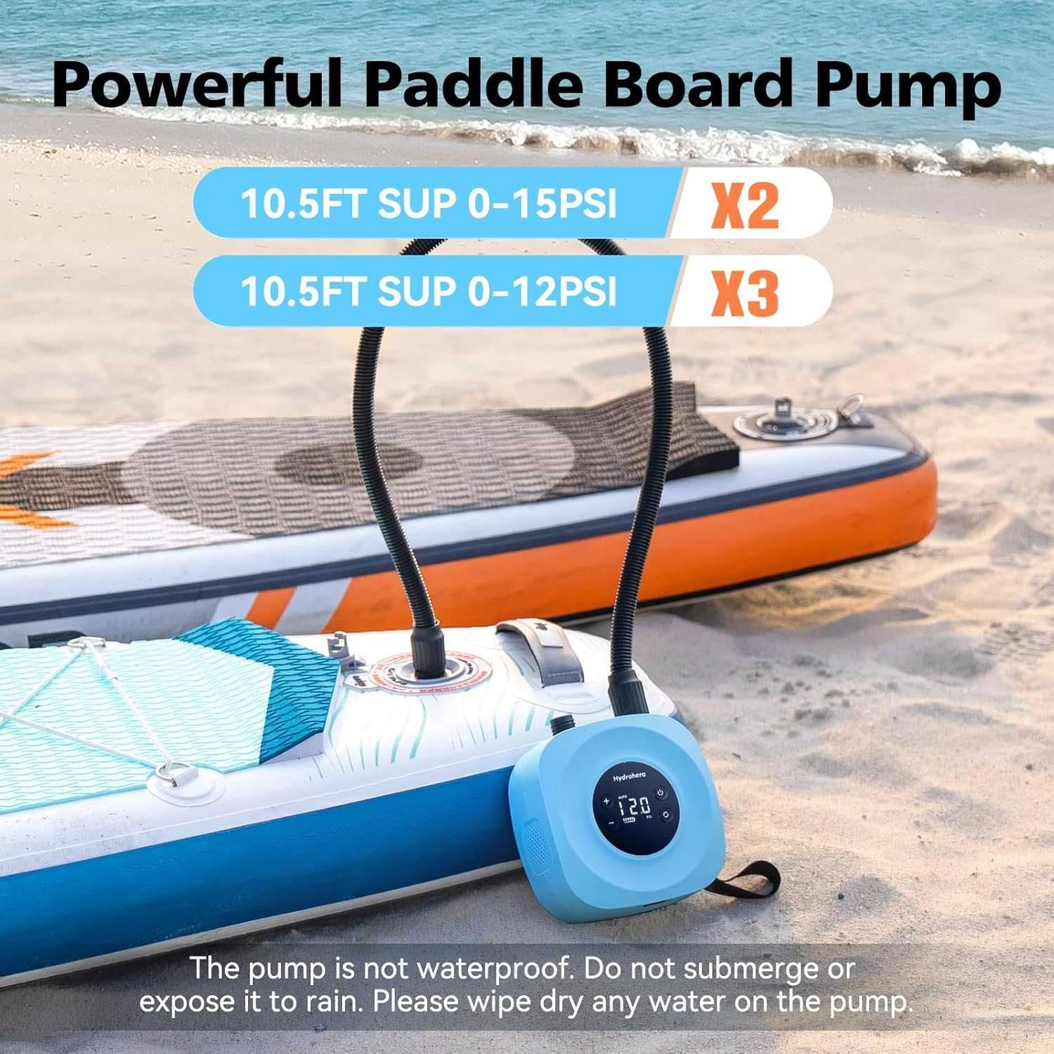 Електрическа акумулаторна помпа за SUP Hydrohero- 20PSI