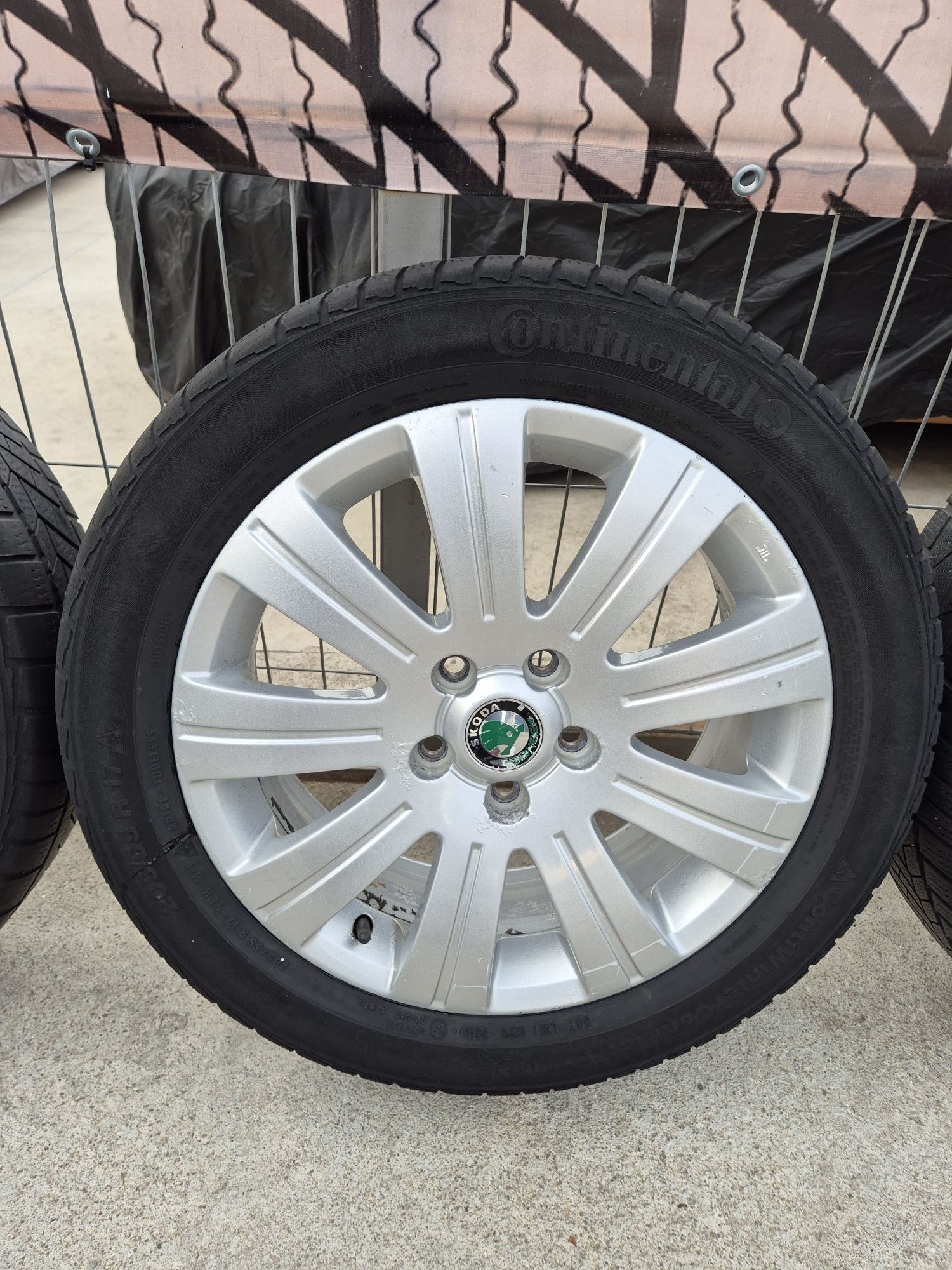 Джанти Skoda 17 цола 5х112 , 6j , et45 , 205/55/17 Vw Seat  Audi