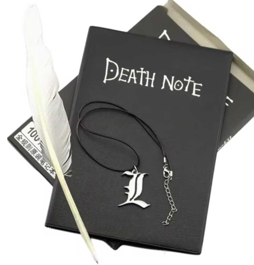 Carnet Death Note cu pix pana si lant