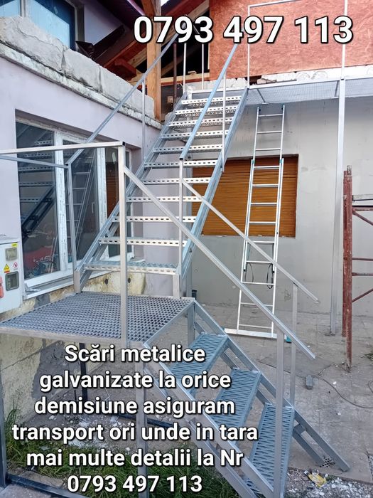 Scări metalice galvanizate la orice demisiune asiguram transport ori u