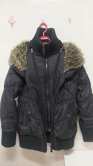 Vand geaca dama brand Khujo originala, Marimea M, culoarea neagra