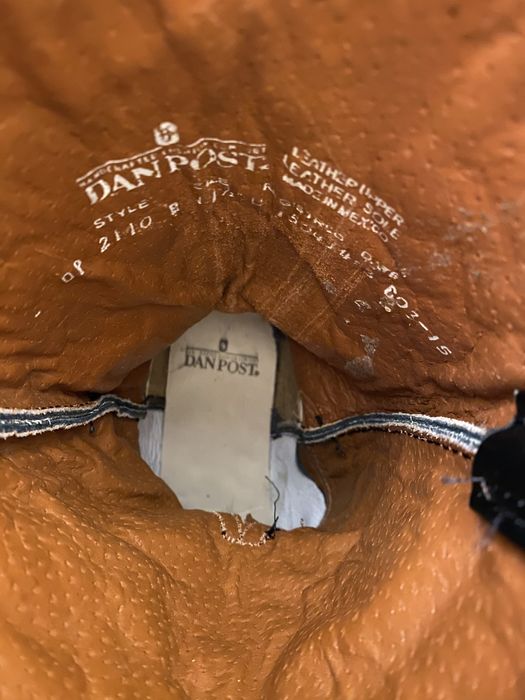 Vand(schimb cu palarie cowboy)cizme SUA 44 cowboy DAN POST