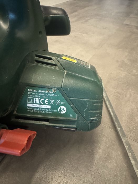 Circular acumulator Bosch 18 V PKS 18 Li