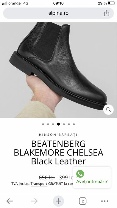 Vand ghete hinson pt barbati nr 42