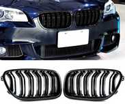 Двойни Бъбреци за БМВ Ф10/Ф11 BMW F10 / F11 Черен гланц,M-Style