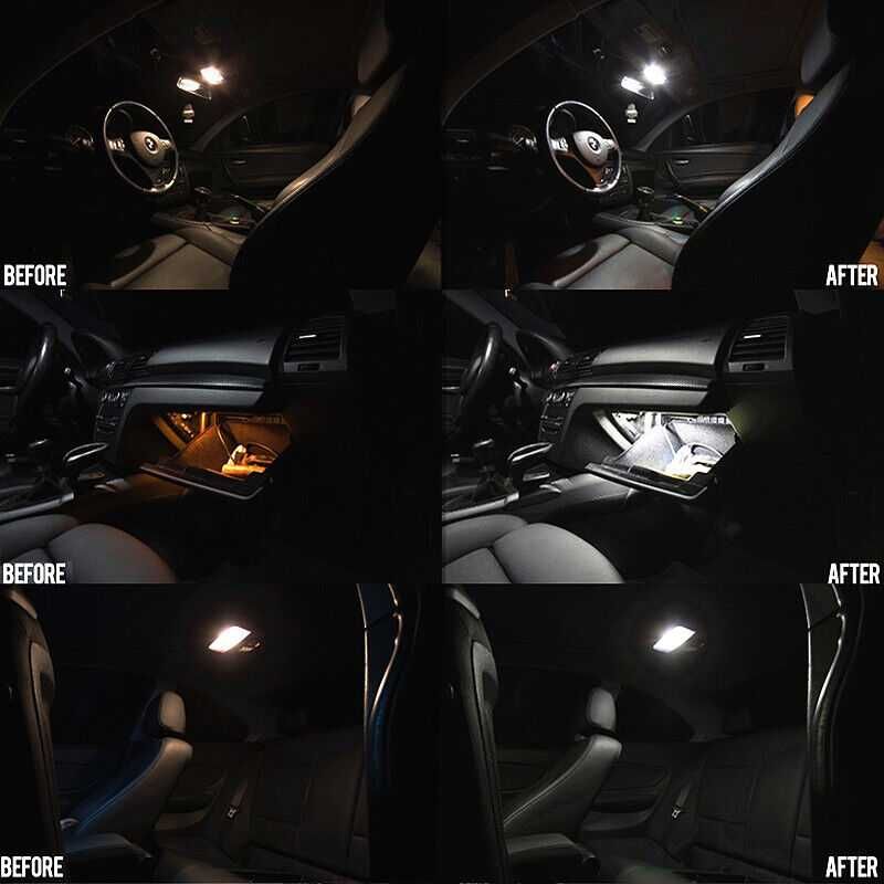 BMW E60 E39 E61 LED интериор комплект Canbus 3г ГАРАНЦИЯ