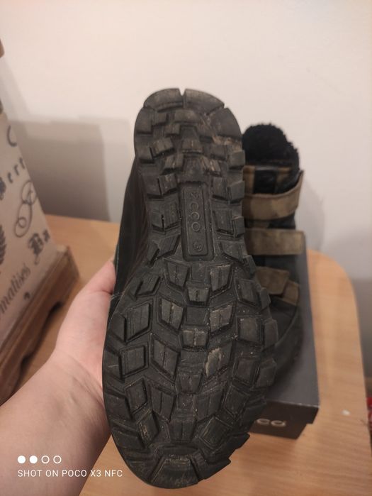 Ботинки теплые сапоги ecco