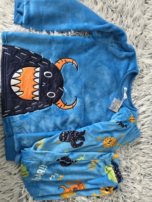 Pijamale lungi vatuite băieți 128-8 ani paw patrol