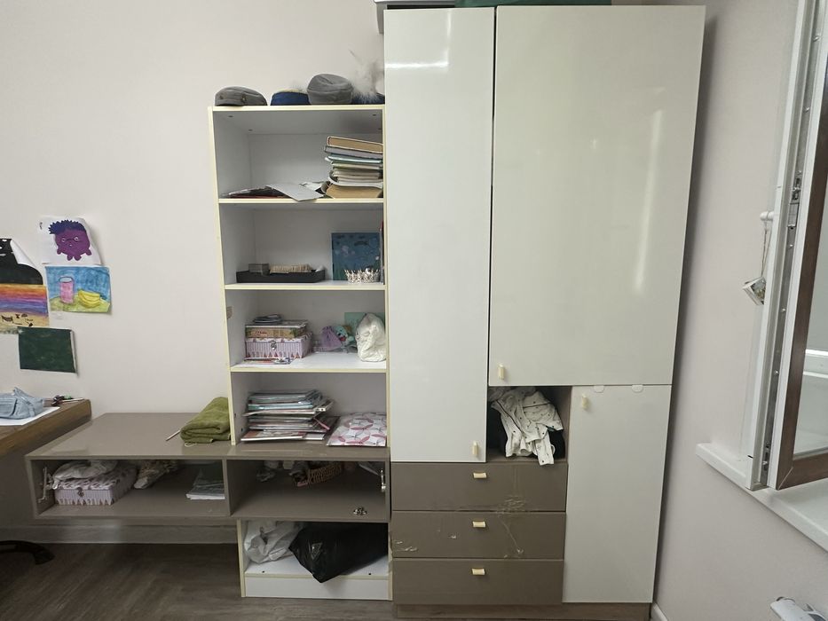 Детский гарнитур детская стенка шкаф