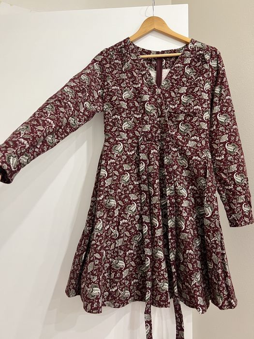 Фланелевое платье