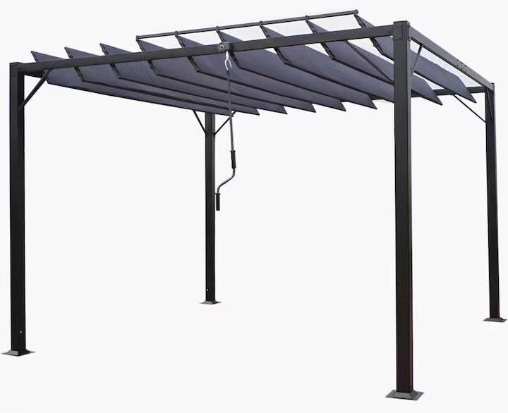 pergola bioclimatica aluminiu , otel ! 3x3