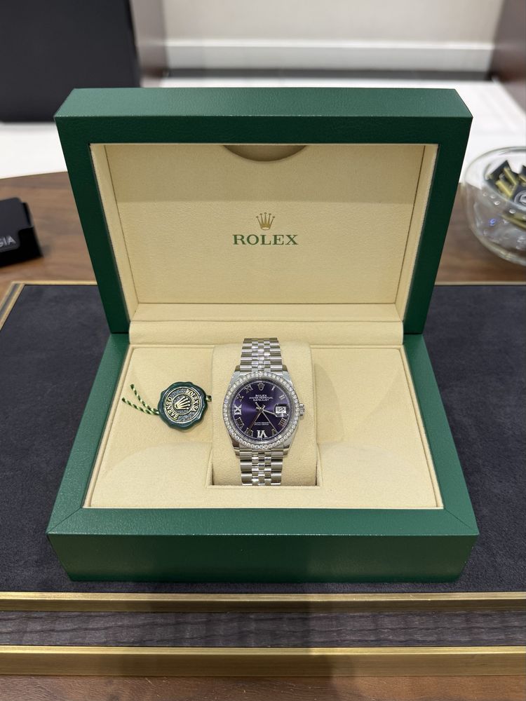 NEW Rolex Datejust 36mm Steel and White Gold 126284rbr