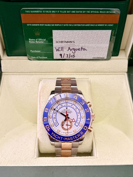 Rolex Yacht Master II Two Tone Rose Gold