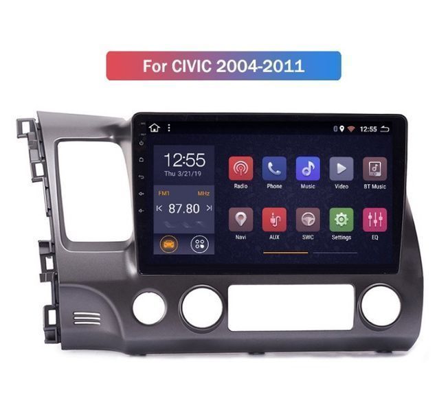 HONDA CIVIC 2004/2011 - 10'' Андроид Навигация,9178