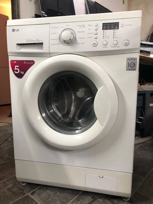 Стиральная машина LG, 5 килограмм прямой привод
