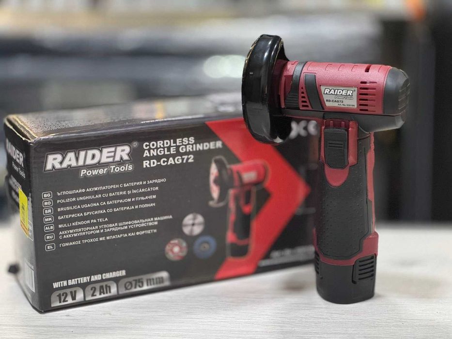 Акумулаторен Мини Шлайф Raider RD-CAG72 с гаранция