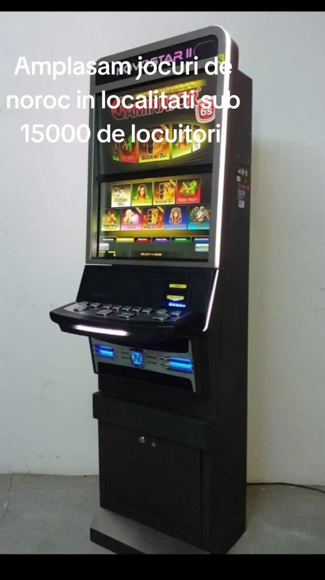 În localități sub 15 mii locuitori amplasam jocuri de noroc