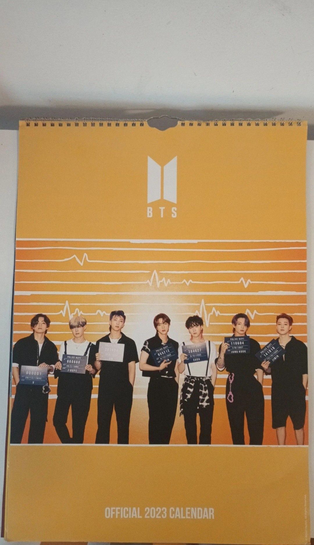 Calendar BTS K- pop