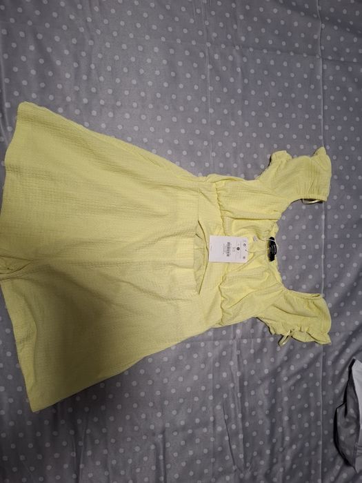 Salopeta Femei Bershka Galbena