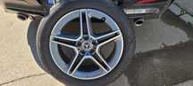 Jante Mercedes GLC 19" cu anvelope vara Pirelli P zero 235//50 R19