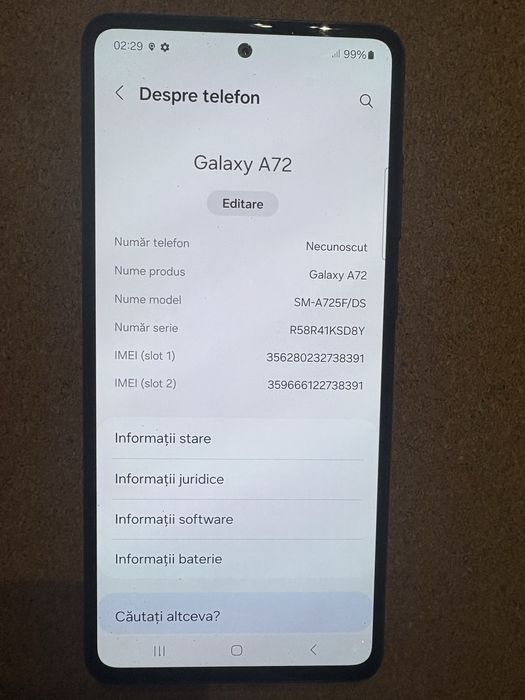 Samsung Galaxy A72 128Gb ID-XXL4814