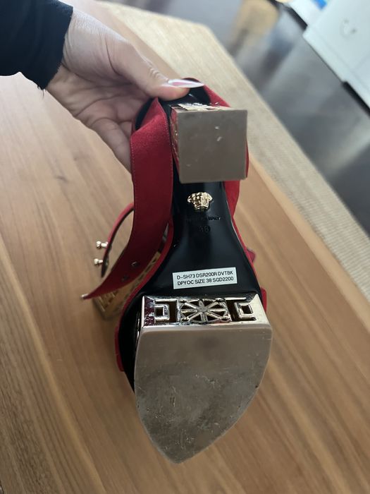 Sandale Versace rosii