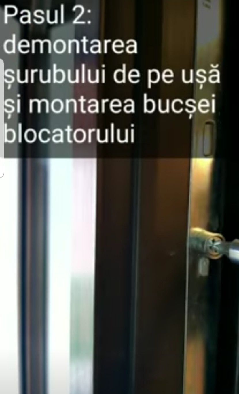 Sistem închidere ușa Terasă