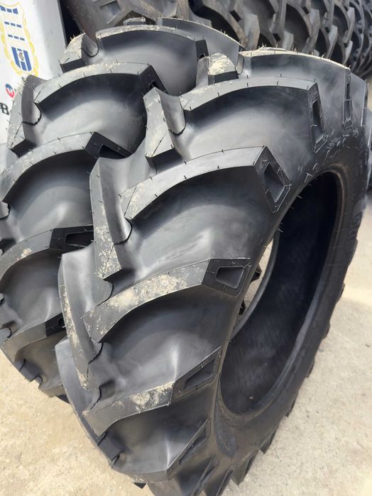 Anvelope 12.4-28 Gri noi cu 8 pliuri pentru tractor u445