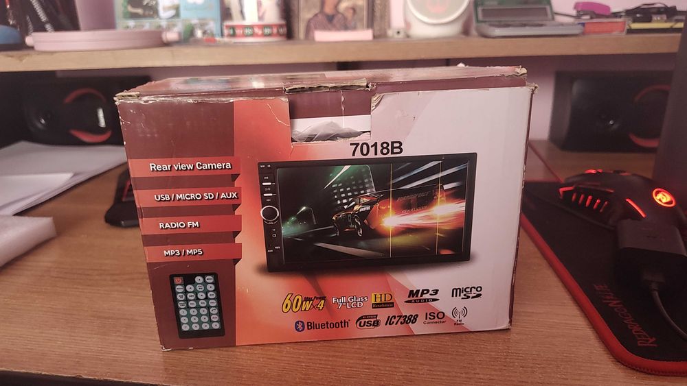 7 inch 1DIN player MP5 auto Radio 7010B Universal, FM, USB, Bluetooth,