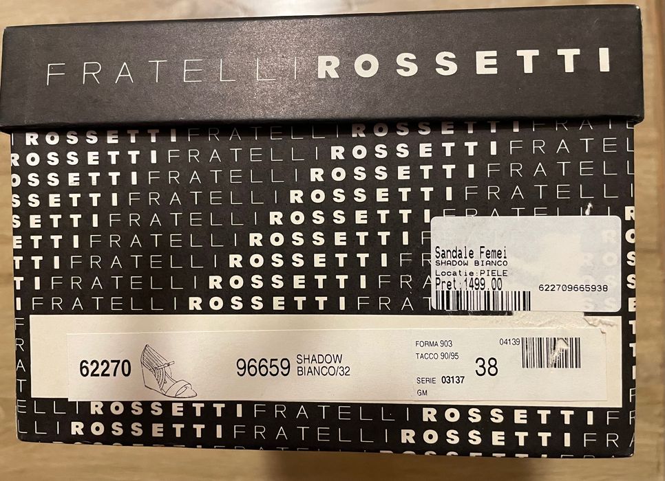 Sandale piele marca Fratelli Rossetti