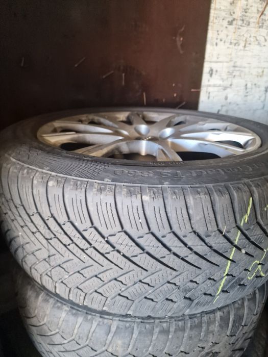 Vand Set Complet Iarna Jante Audi 5x112 17 OEM 225 50 17 A4 A5 A6