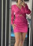 Rochie Satin Roz M