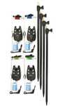 Set 4 Avertizori / Senzori 9V WB 4 Swingeri Lumino + 4 Tije
