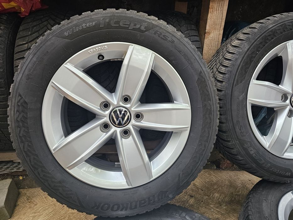 Jante aliaj 16" Skoda/Volkswagen/Seat cu anvelope iarna M+S 205/60/16