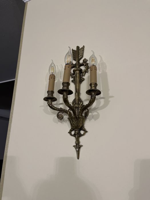 Бра Настенный светильник медный винтаж