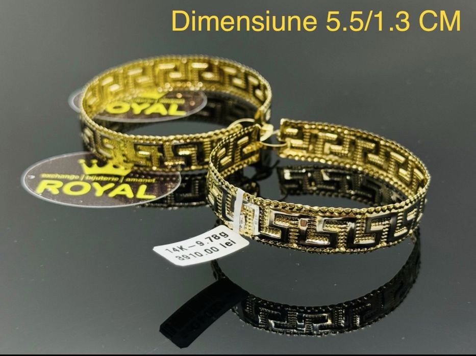 Bijuteria ROYAL : Cercei AUR 14K / 9.78 GR