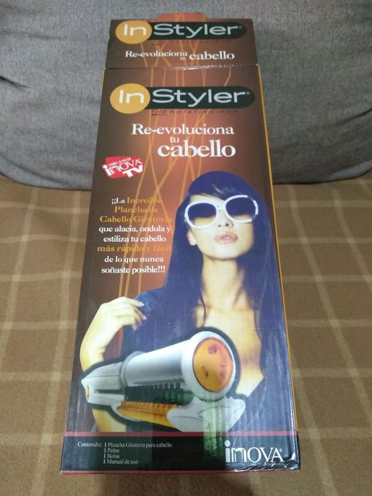 Vand set perie rotativa si placa par InStyler pentru coafat