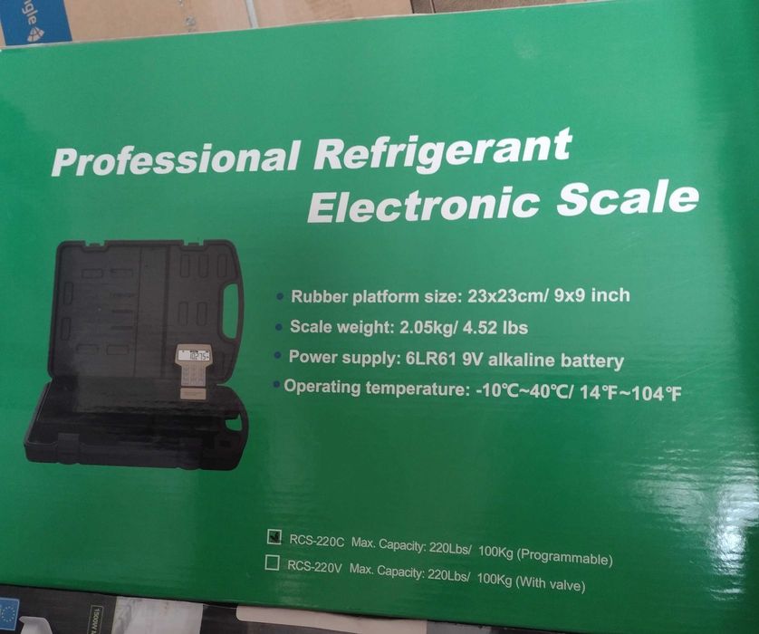 Електронна везна RCS220C до 100  за Фреон прецизност до-+5грама