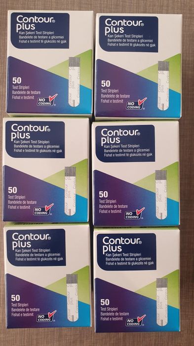 Bandelete test glicemie Contour Plus x 50 bandelete