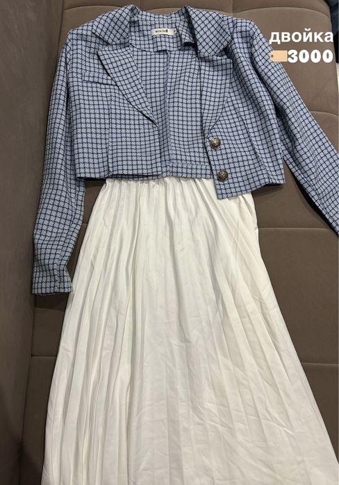 Пиджак с юбкой двойка