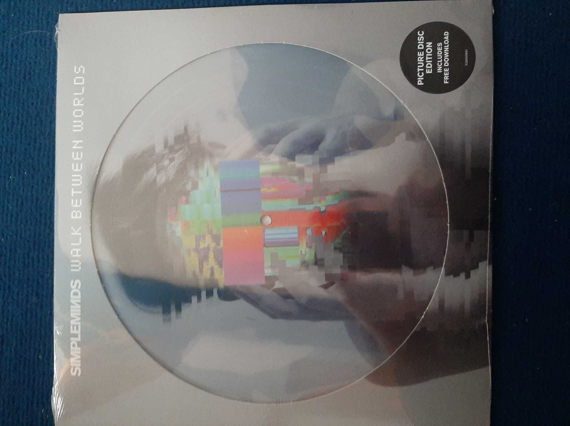 Simple Minds-”Walk Between Worlds” cu autograf - CD+LP+Single