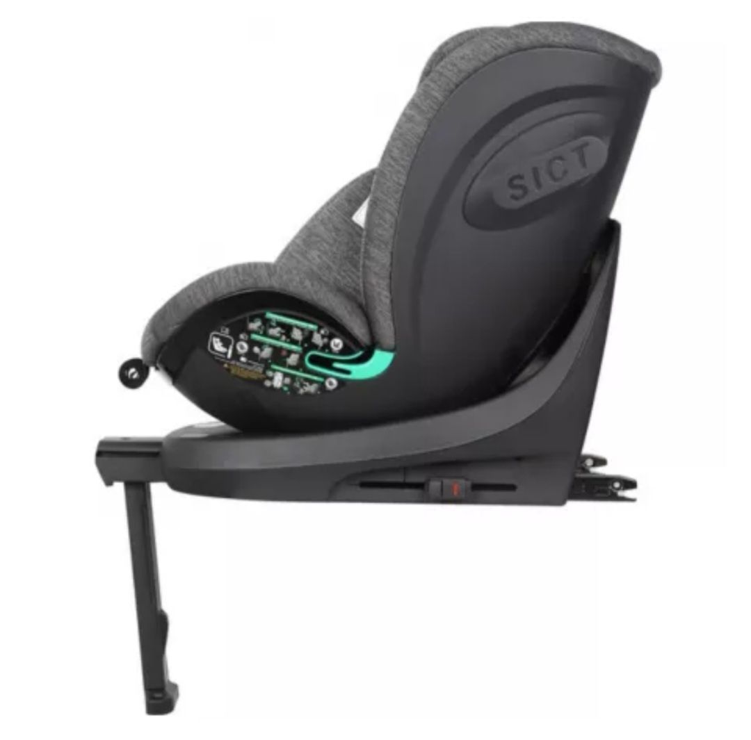Scaun auto I-size 360° Fynn, 40-150 cm, Grey, Ding