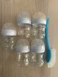 Biberoane sticla Philips Natural Response +cadou perie curatare
