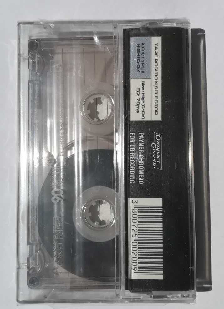 Нова Аудиокасета 90min, CHROM (CrO2) - нови запечатани хром касети