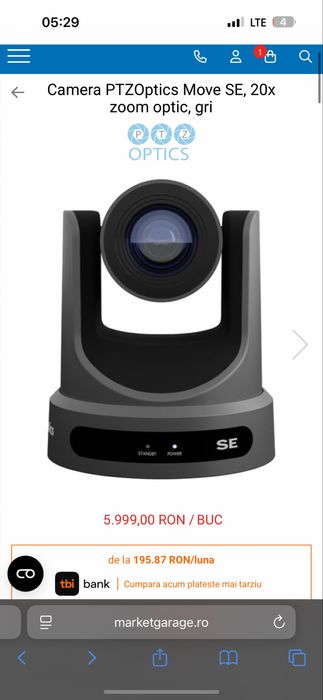 Canera PTZOptics SE