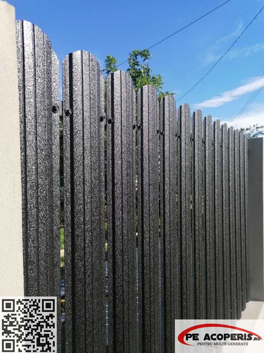 Sipca metalica gard - 10 modele diferite - model poarta acces - sipca