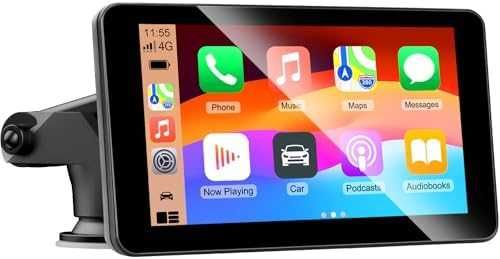 Нов 7" инча CarPlay Android Auto екран с Bluetooth, GPS и FM/AUX изход