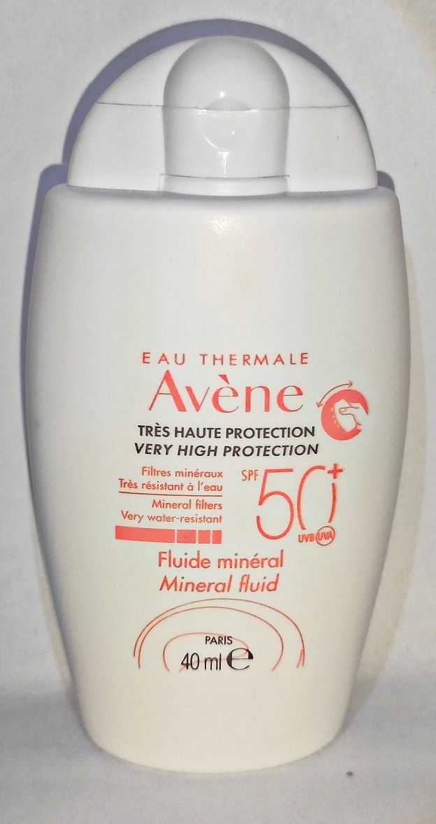 Avène Fluid mineral SPF 50+ pentru piele sensibilă sau intolerantă